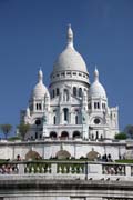 Sacré Coeur, Montmartre, Paříž. Francie.